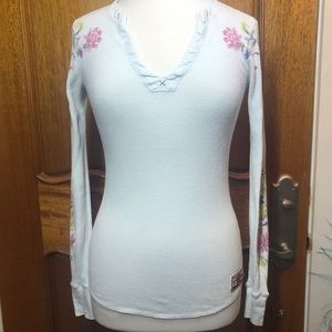 XS LUCKY Brand Long-sleeved Thermal Tee